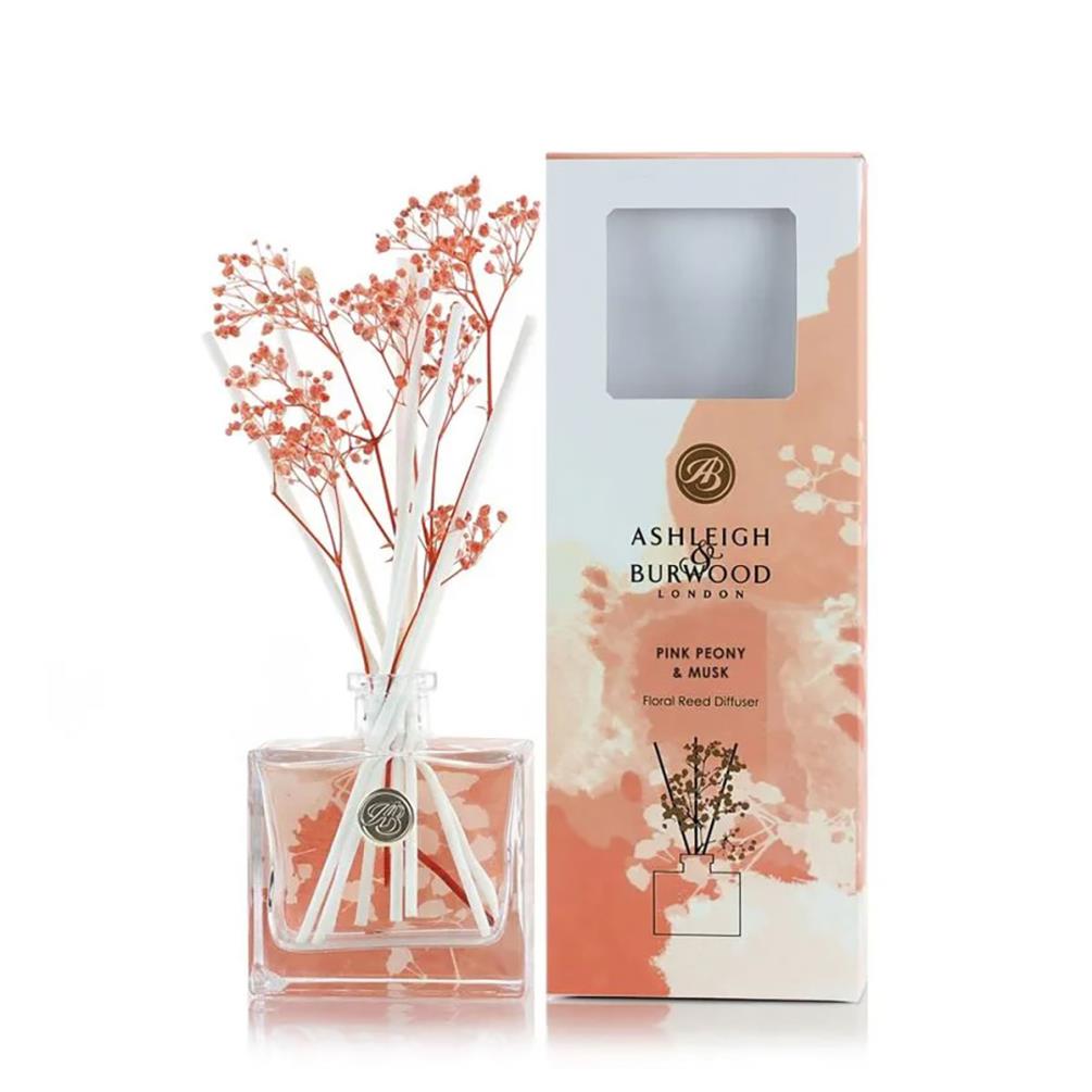 Ashleigh & Burwood Pink Peony & Musk Life In Bloom Floral Reed Diffuser £23.85